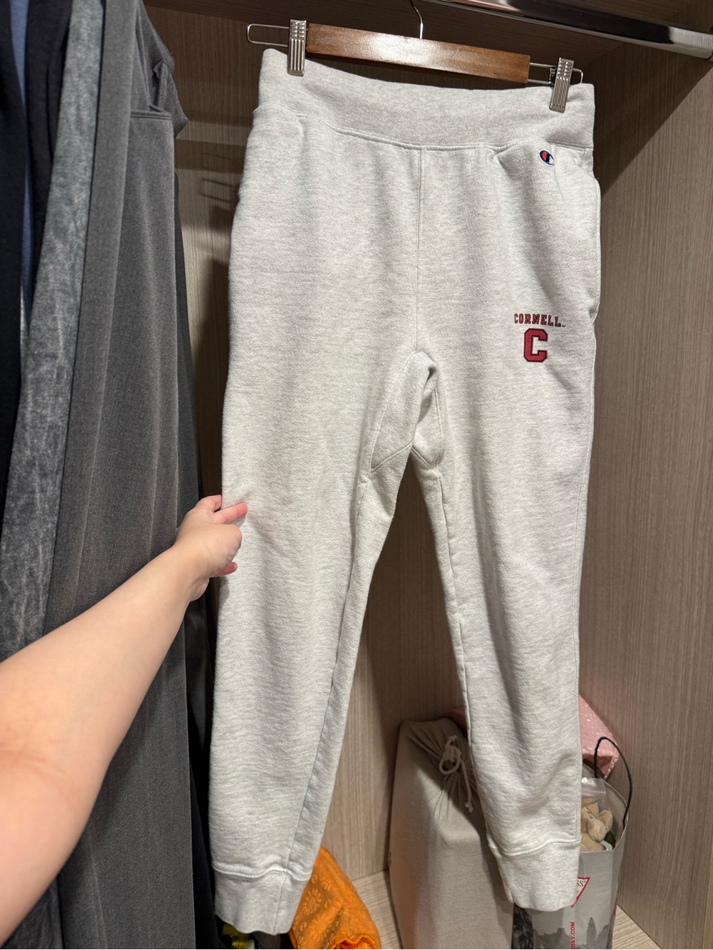 Champion Cornell Sweatpants with Red 'C'